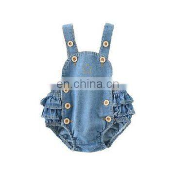 2020 New Style Baby Girls Boys Denim Romper Spring Summer Baby Jumpsuit 6-24 month