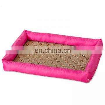 Oxford fabric dog bed summer waterproof and hairless pet beds with mat