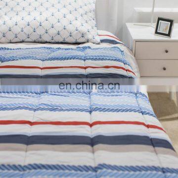 100%cotton Striped Printed Home Hotel Washed Bedding Sets photo-4