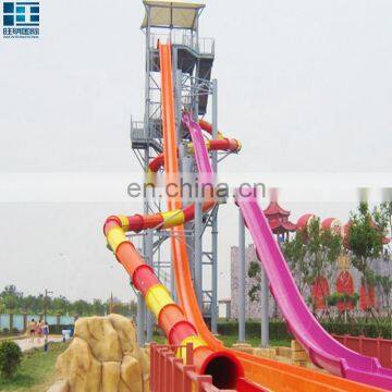 Fiberglass Water Slide Manufacturer Material Used Water Park Equipment For Sales photo-5