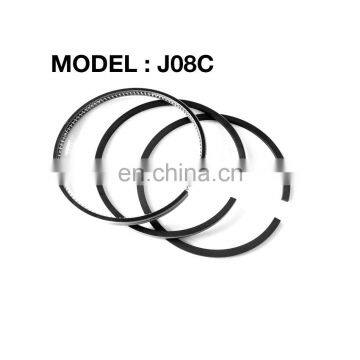 NEW STD J08C CYLINDER PISTON RING FOR EXCAVATOR INDUSTRIAL DIESEL ENGINE SPARE PART