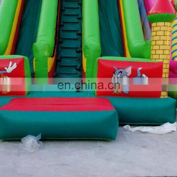 Jumping Castle With Slide Tom and Jerry Inflatable Outdoor Bouncy Castle Bouncer Dry Slides For Kids