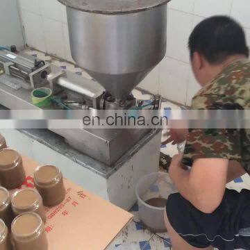 Semi-automatic bottle type peanut butter packing machine for sale