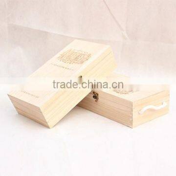 Custom logo and color 2 bottle wooden wine gift box,wine box wood accept OEM