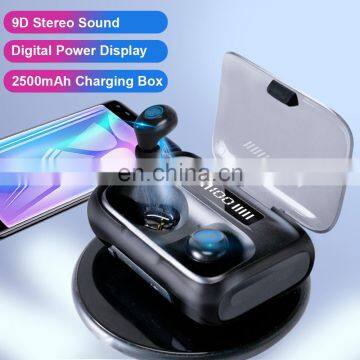 True Mini Larger Capacity Battery Headphones Noise Reduction In-ear Design Wireless Waterproof Headphones