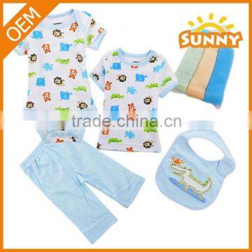 Wholesale Hot selling Baby Clothing Set of 5 PCS