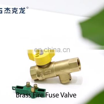 Full Port Brass Co2 Gas Refilling Ball Valve Gas Key Valve