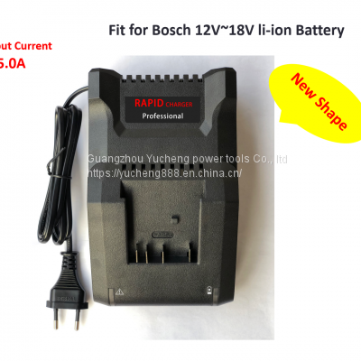 New Casing Charging Current 5.0A With USB for BOSCH 18V Lithium Ion Battery Charger photo-3