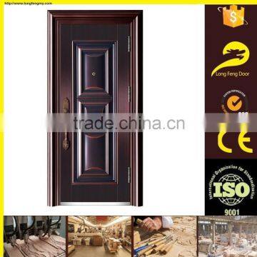 Indoor decorative stainless steel single door design