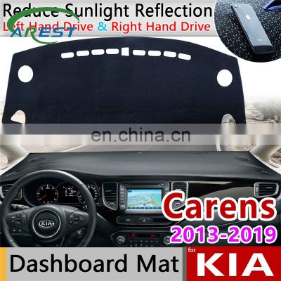 for KIA Carens 2013~2019 RP Anti-Slip Mat Dashboard Cover Pad Sunshade Dashmat Carpet Car Accessories 2014 2015 2016 2017 2018