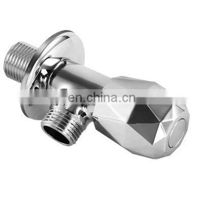 Accessories Inch Chromed Polished Stop Cock Chrome Taps 1 2 Brass Angle Valve Manufacturer In China