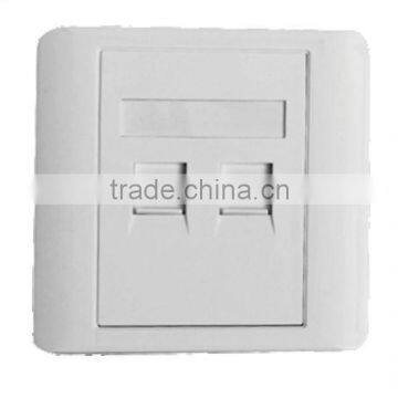 wall fiber faceplate for telecom