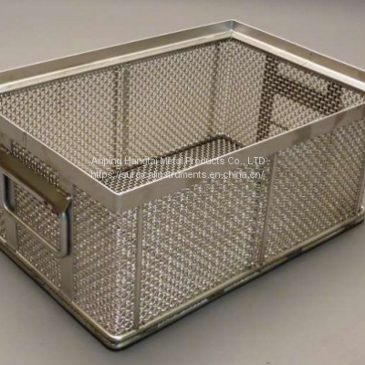 Ultrasonic Cleaning Baskets Wire mesh basket