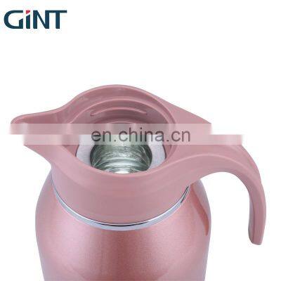 GiNT 1L Restaurant Use Fashion Style Stainless Steel Outer Glass Inner Coffee Pots