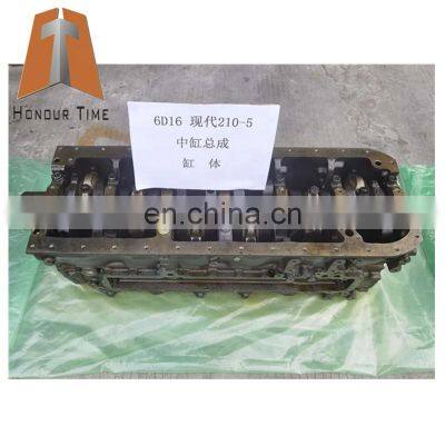 R210-5 Engine cylinder middle block assy for 6D16 engine parts