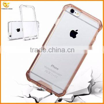 crystal color shockproof clear case for iphone 6 plus 5.5 inch