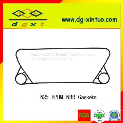 APV N25 Heat Exchanger Gasket For Oil plate heat exchanger