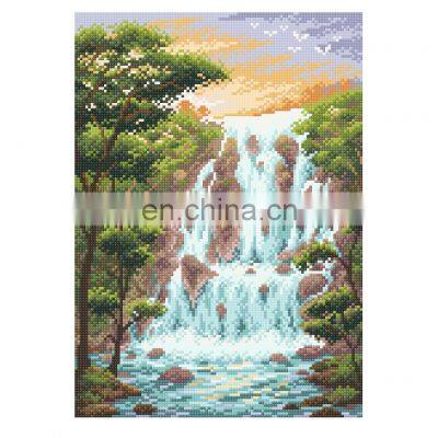 Diamond painting diy diamond embroidery decorative wall art painting MC-083 Steep waterfall