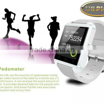 2015 Waterproof Watch Bluetooth Smart Watch Mobile for Samsung S4/Note3/S5 Android Smartphones for U8 Plus Watch