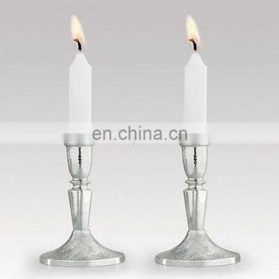 silver plated wedding candle holder