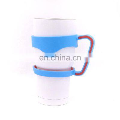 Hangzhou Watersy Wholesale 30 oz Personalized Portable Plastic Tumbler Handle Mug Handgrip