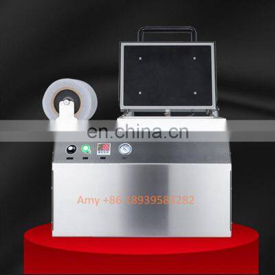 Vacuum Packed Ready Meal Tray Sealing Machine Vacuum Skin Packaging Machine Tray Sealer Cooked Food Vacuum Skin Packing Machine photo-2