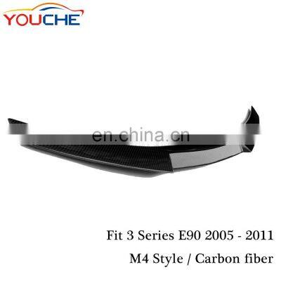 Carbon Fiber M4 Style Rear Trunk Spoiler for BMW E90 & E90 M3 Sedan 318i 320i 325i 330i 2005 - 2011 photo-5