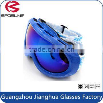 New arrival PC snowboarding goggles windproof anti fog protective snow ski goggles for kid