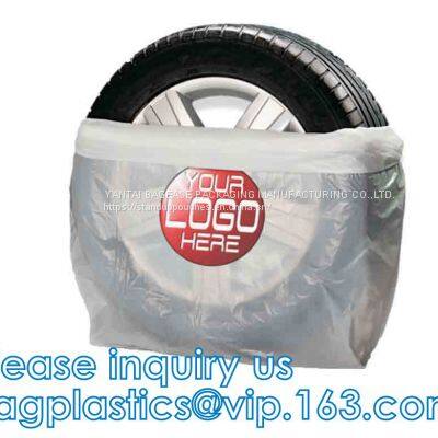 Disposable Tyre Bags, Steering Wheel Cover, Car Seat Cover, Disposable Cover, pe Car Foot Mat, Gear Automotive Tire Bag photo-2