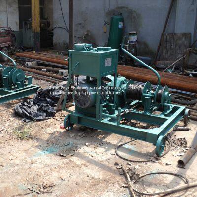 Pig house concrete precast beam forming machine cement beam passing machine pig pen building reinforcement cage drawing machine