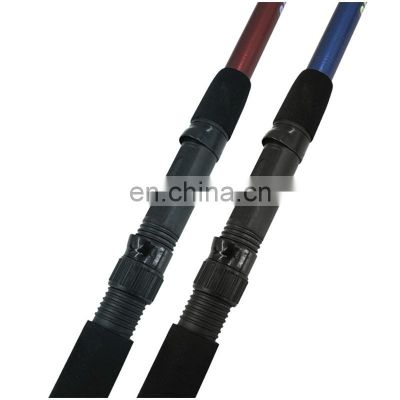 5M 6M 24T Carbon Blank E-Glass Butt 288g Weight Gray Telescopic Surf Rod