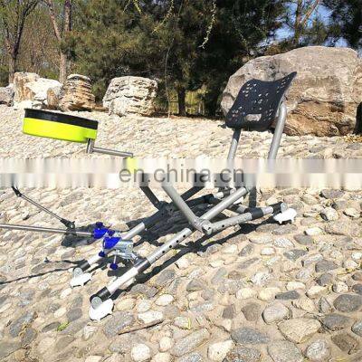 Outdoor Multifunctional Strong Load-Bearing Aluminum Alloy Carp Fishing Chairs Adjustable Backrest Four-leg Recliner Folding Fis photo-2
