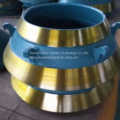 Factory Supply Cone Crusher Spare Parts Mantle Concave for Quarrying