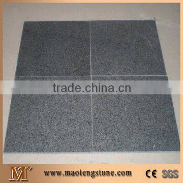 Black Granite Tile, Honed Basalt With Brushed Finished photo-2