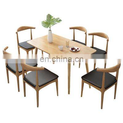 Luxury Solid wood dining table modern tables rectangular dining tables wooden stable design