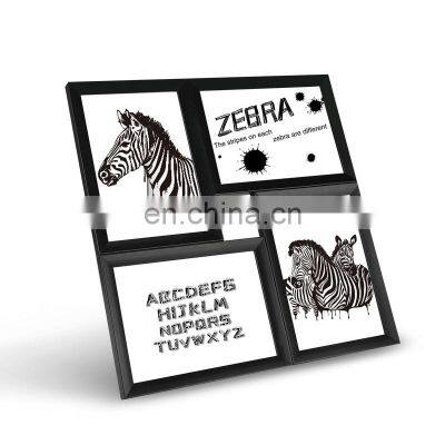 Free Combination Photo Frame Plastic Photo Frames Paint Frame Picture Frame Family Photo Wall For Home Decor Wedding photo-3