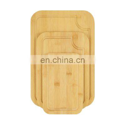 Durable Attractive Chopping Meats Slicing Vegetables Bamboo Cutting Board Set photo-2