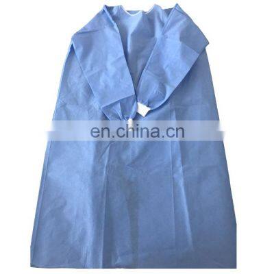 Disposable SMS Isolation Gown With Knit Cuff