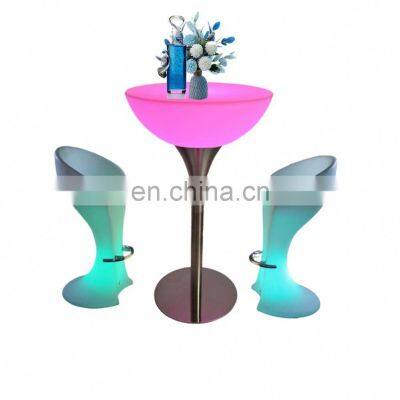 Interactive Led Table /LED Cocktail Table Multi-functional Light up for Bar and Night Club Colorful Table