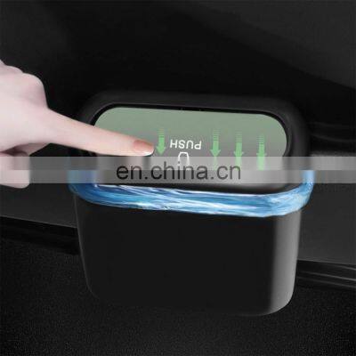 2021 Car Trash Can For Tesla Model 3/Y/S/X Portable Car Garbage Box With 1 Roll Of Garbage Bags Collect photo-5