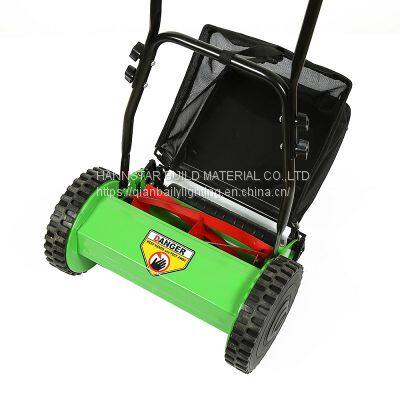 Grass cutting machine garden agriculture hand push lawn mower 12inch