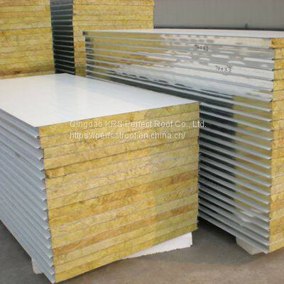 Metal Rock Wool Sandwich Roof Panel Wall Panel / Rockwool Panel photo-4