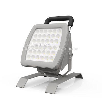 Portable LED Explosion Proof Light With Wheels - 20~40W 110~130lm/w Three Core Rubber Cable 15~120 Degree ATEX IECX CE Certified photo-4