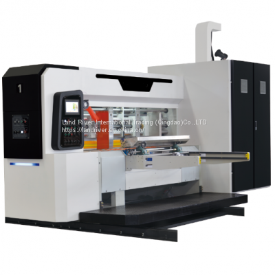 printing slotting die cutting machine corrugated carton box making plant