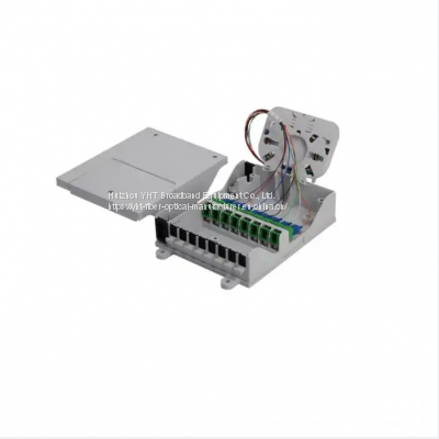 Indoor Wall Mounted 4 Inlet 8 Outlet 2*3mm Drop Cable 8-port Fiber Terminal Box OTB NAP photo-4