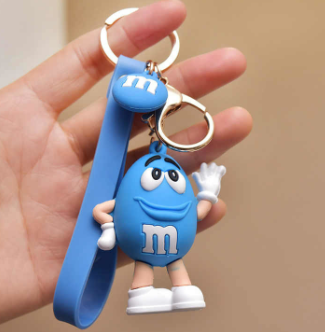 Custom Cartoon Silicone Key Chain Bag Pendant Diy Accessories Accessories photo-3