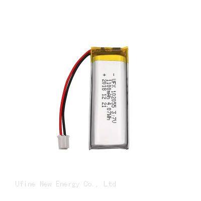 Lithium Battery From China WholesaleRechargeable Battery For Iphone UFX 102055 1100mAh 3.7 v lipo battery