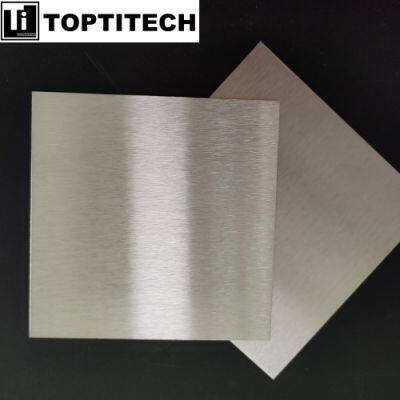 1.0mm GR1 Brushed Titanium Plate