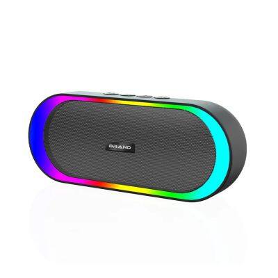 RGB Light OEM Custom Portable BT Wireless Speaker 5W outdoor Bass Wireless BT Mini Speaker