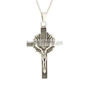 Unique Stainless Steel Latin Medieval Cross Pendant photo-4